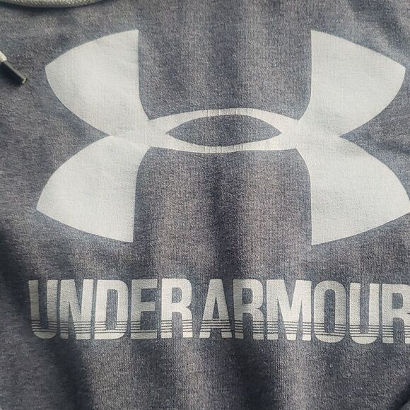 Under Armour UA Women’s Hoodie Small | Gray Long Sleeve Pullover Sweatshirt - Picture 2 of 9
